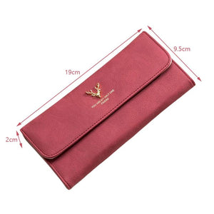 Women's Leather Wallet Purses Mobile Phone Purse