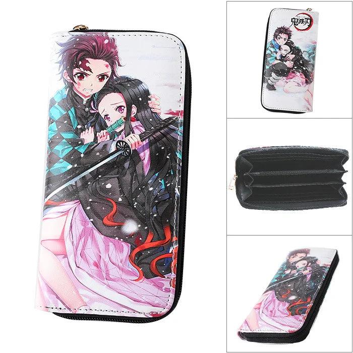 Demon Slayer Zenitsu PU Leather Wallet Kimetsu no Yaiba Purse
