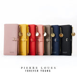 Women Multifunctional PU Leather Long Wallet Clutch Zipper Student Wallet