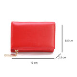 Women's Short Wallet Tri-Fold Large Capacity Lightweight