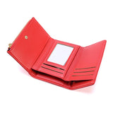 Women's Short Wallet Tri-Fold Large Capacity Lightweight