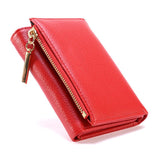 Women's Short Wallet Tri-Fold Large Capacity Lightweight