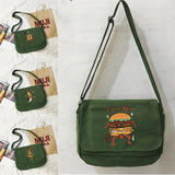 Japanese Monster Pattern Messenger Bag Student Portable One-shoulder Bag