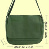Japanese Bear Pattern Messenger Bag for College Students