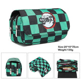 Anime Demon Slayer Kimetsu No Yaiba Pencil Case Zipper Student Stationery Bag