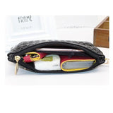 Leather Zipper Long Purse Clutch Bag Phone Bag