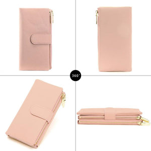 Women's Mid-Length Handbags with Zipper Buckle Closure