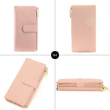 Women's Mid-Length Handbags with Zipper Buckle Closure