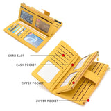 Women's Mid-Length Handbags with Zipper Buckle Closure