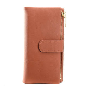 Women's Mid-Length Handbags with Zipper Buckle Closure