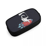 Cartoon Spaceman Pencil Case for Boys Girls