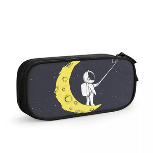 Kids Pencil Case Pen Bag Girls Cosmetic Storage Make Up Organizer