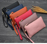 Monogrammed Name Wallet Leather Women Wallets and Purses