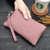 Monogrammed Name Wallet Leather Women Wallets and Purses