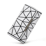 Maelove Geometry Wallet Handbag Hologram Clutch Purse, Luminous Wallet