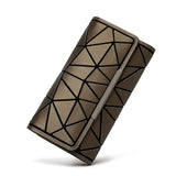 Maelove Geometry Wallet Handbag Hologram Clutch Purse, Luminous Wallet