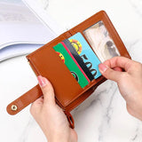 Stone Pattern Women's Wallet Leather Short Purses Thin Small Purse