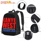Kanye West For President 01 Backpack Large Capacity