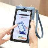 Touch-screen Mobile Phone Bag Crossbody Shoulder Bag Female Leather Handbag