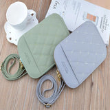 Mini Small Satchel Rhombus Diagonal Compact Zipper Wallet Female