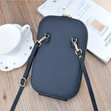 Mini Small Satchel Rhombus Diagonal Compact Zipper Wallet Female