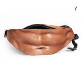 3D Men Purse Beer Belly Money Belt Bag Creative Fanny Pack Waist Bag