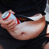 3D Men Purse Beer Belly Money Belt Bag Creative Fanny Pack Waist Bag