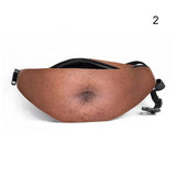 3D Men Purse Beer Belly Money Belt Bag Creative Fanny Pack Waist Bag