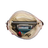 Hand-made Canvas Linen Women Beach Shoulder Bag Bohemian Style Shopper Bag