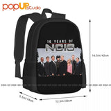 Ncis Anniversary Signature 16 Years Backpack Large Capacity Travel Art Print