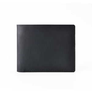 Vintage Crazy Horse Leather Wallet For Men Bifold Male Purse Slim Men Wallets