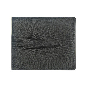 Men's Crocodile Pattern PU Multi-card Wallet