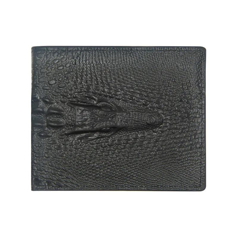 Men's Crocodile Pattern PU Multi-card Wallet