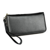 Flower Women Wallets Leather Long Zipper Wallet Ladies Purse Clutch