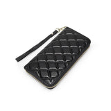 Cow Leather RFID Wallet Women Zipper Walets Female Purse Long Women Wallets