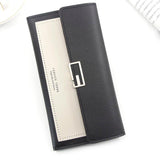 Women's Multi-Slot Long Wallet Handbag with Zero Purse