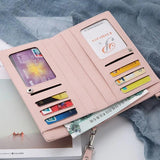 Flower Women Wallet Phone Wallet Mini Shoulder Bags Young Girl Purse