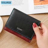 Women Small Rfid Wallet Ladies Mini Leather Purses Female Short Wallets