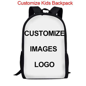 Gothic Skull Floral Backpack for Kids