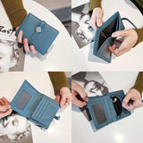 100% Leather Womens Wallets and Purses Small money bag phone wallet purse