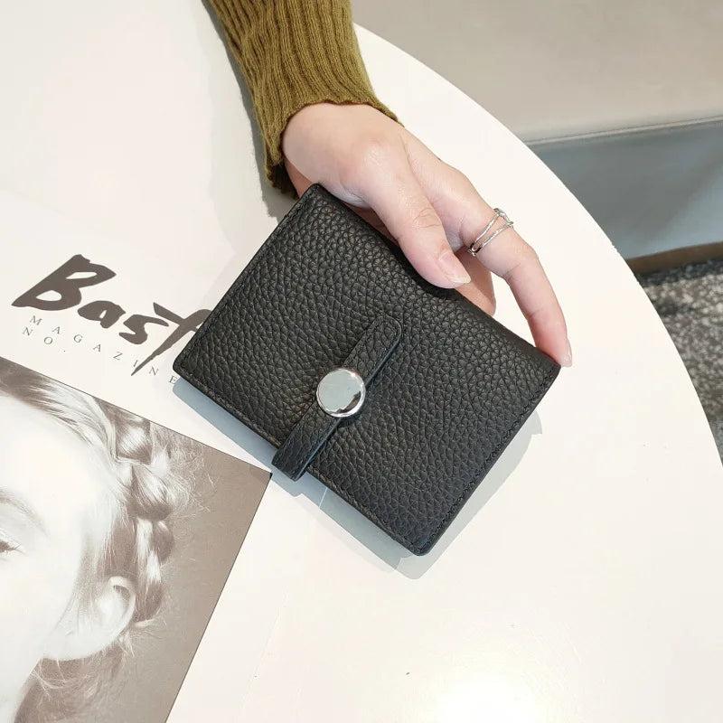 100% Leather Womens Wallets and Purses Small money bag phone wallet purse