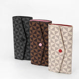 Large Capacity Soft Leather Wallet Printed Long Wallet For Womens Purse