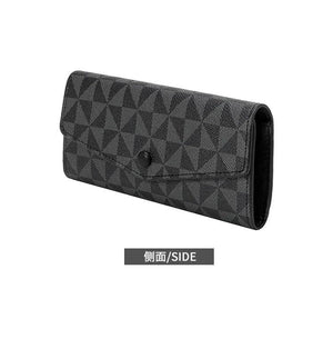 Large Capacity Soft Leather Wallet Printed Long Wallet For Womens Purse