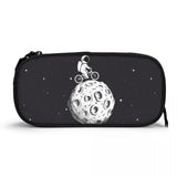 Outer Spaceman Print Pencil Case for Kids Boy Girl