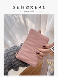 Zipper Organizer Short Purse Mini Money Bag Sheepskin