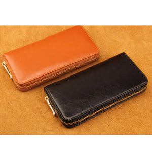 Women's Leather Wallet Phone Pocket Purse Long Money Bag