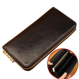 Women's Leather Wallet Phone Pocket Purse Long Money Bag