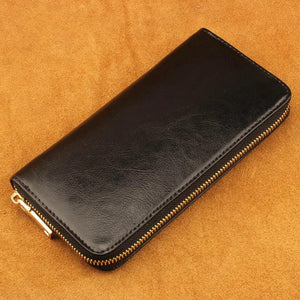 Women's Leather Wallet Phone Pocket Purse Long Money Bag