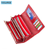 Gradient Patent Leather Women Wallet Fish-Scale Pattern Female Purse