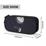 Large Capacity Pencil Case School Pen Box Stationery Supplies 2 Layered